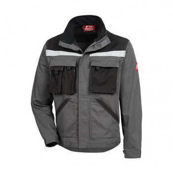 Arbeitsjacke Motion Tex Plus, Grau/Schwarz           