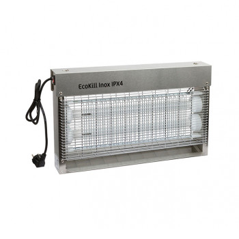 Elektrischer Fliegenvernichter EcoKill Inox, IPX4           