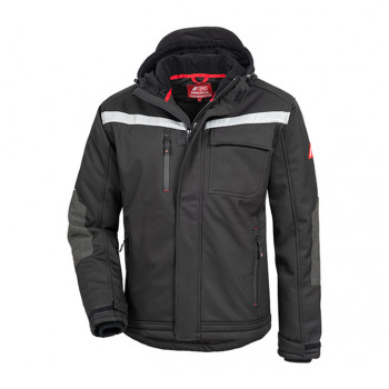 Winter-Softshelljacke Motion Tex Plus, Schwarz           