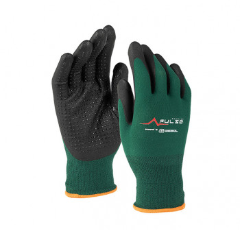 Herren-Handschuhe Multiflex Touch, moosgrün, Gr. 10           