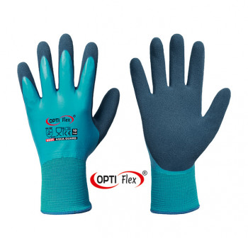 Arbeitshandschuh "Aqua Guard Opti Flex", Blau-Dunkelblau           
