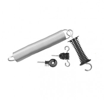 Torverschluss mit Feder VZ, komplettes Set           