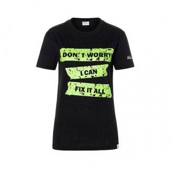 T-Shirt Pulse mit Motivprint Don’t worry, schwarz           
