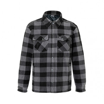 Kübler Thermohemd Handcraft, grau/schwarz           