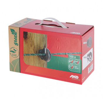 Recycling Ringisolator mit Holzgewinde           