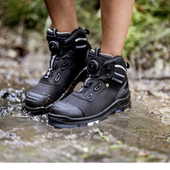 Sicherheitsstiefel S7S Ultimate Step Mid Fit, schwarz           
