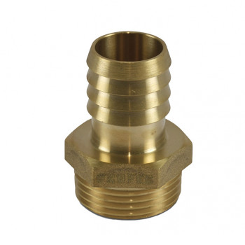 Sauger-Schlauchstutzen 1 1/4" AG, Messing           