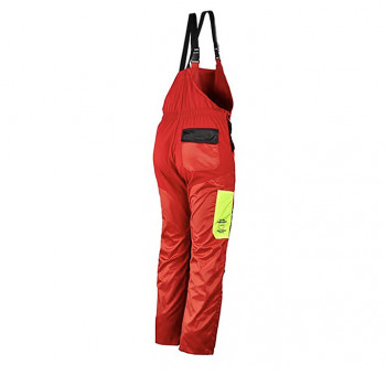 Schnittschutz-Latzhose "Profiforest", Rot           