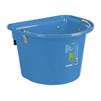 Turnier-Futterkrippe mit Metallbügel und Tragegriff, royalblau           