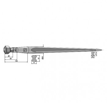 Frontladerzinken p.f. Baas + Bressel, Bressel + Lade, Weidemann           