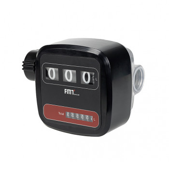 Mechanischer Z&auml;hler NUMERIxx&sup3; &ndash; Ovalradz&auml;hler, G 1" Innengewinde           