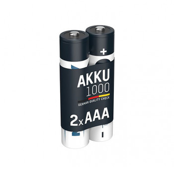 Black NiMH Akku 1,2V, Micro AAA Typ 1000 (Min. 950mAh)           