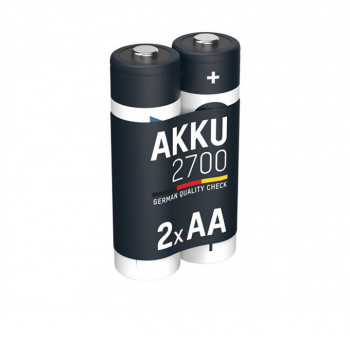 Black NiMH Akku 1,2V, Mignon AA Typ 2700 (Min. 2650mAh)           