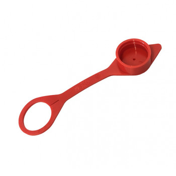 Staubkappe f&uuml;r Steckkupplungs-Muffe, leck&ouml;lfrei, rot, BG 2           