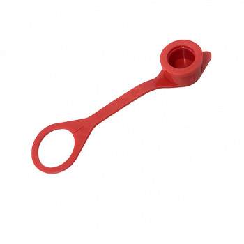 Staubkappe f&uuml;r Steckkupplungs-Stecker, leck&ouml;lfrei, rot, BG2           