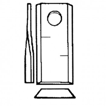 Kreiselmäherklingen p. f. Deutz-Fahr/ Pöttinger - rechts