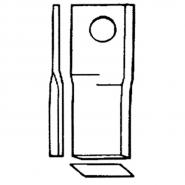 Kreiselmäherklingen 112x48x4mm 19mm Bohrung für Universal, Rechts           