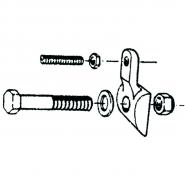 Befestigung p. f. Fahr, M12 x 60 mm           