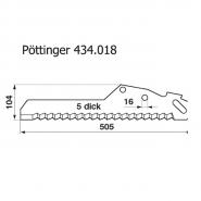 Ladewagenmesser p. f. Pöttinger, Landsberg           