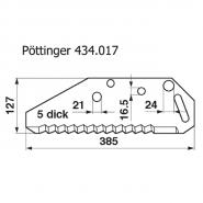 Ladewagenmesser p. f. Pöttinger 434.017           