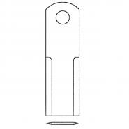 Strohhäckselmesser 173 x 50 x 3 mm           