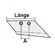 Düngereinlegerschare p. f. Kverneland 056873, rechts           