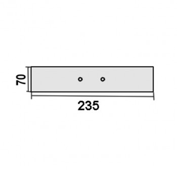 Anlagenschoner p. f. Kverneland 063600A, wendbar