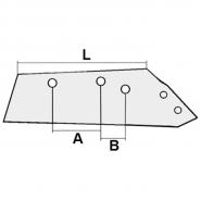 Wechselspitzenschar p. f. Rabe SSP-293 OS, rechts