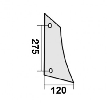 Streichblech-Vorderteil p. f. Diverse VST1160, rechts           