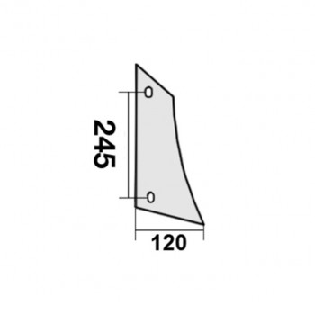 Streichblech-Vorderteil p. f. Diverse VST1130, rechts