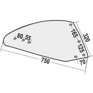 Streichblech-Hinterteil p. f. Diverse HST1130-3, links           