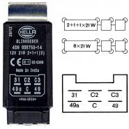 Blinkgeber 12 Volt, 8 x 21Watt           