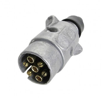 Stecker 7-polig, Aluminium