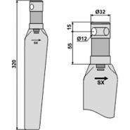 Kreiseleggenzinken p. f. Niemeyer RH-32-L, links           