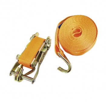 Spanngurt mit Ratsche u. Haken, 500 kg, 6 m           