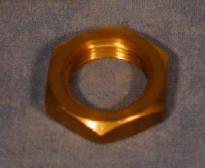 Sechskant-Gegenmutter 3/4", Messing           