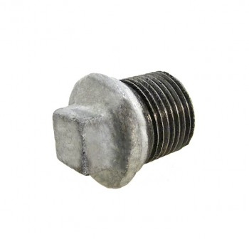 Stopfen mit Rand und 4-Kant, 1 1/4", 1 x AG, verzinkt Stopfen mit Rand und 4-Kant, 1 1/4", 1 x AG, verzinkt