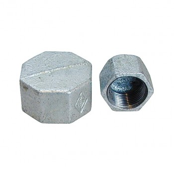 Fitting verzinkt, Kappe, 6-kant, 1", IG Fitting verzinkt, Kappe, 6-kant, 1", IG