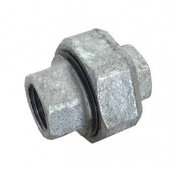 Fitting verzinkt, Verschraubung konisch, 1/2", 2x IG