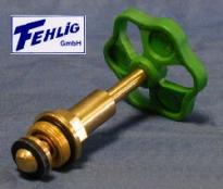 Oberteil m. Handrad f. Messing-Freiströmventile 3/4" Oberteil m. Handrad f. Messing-Freiströmventile 3/4"
