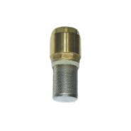 Messing-Fußventil 1 1/4" mit IG, m. Niro-Saugkorb Messing-Fußventil 1 1/4" mit IG, m. Niro-Saugkorb