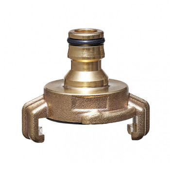Adapter Messing von Geka Schnellkupplung auf Gardena Steckkupplung           