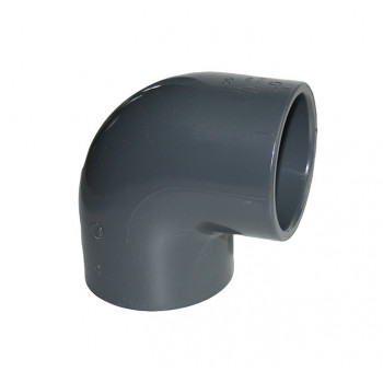 PVC-Fitting Winkel 90°, 32 mm, 2x Klebemuffe PVC-Fitting Winkel 90°, 32 mm, 2x Klebemuffe