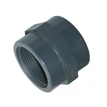 PVC-Fitting, Muffe 1/2", 2x IG