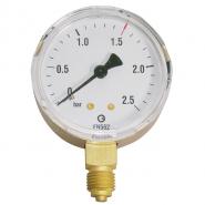 Manometer "Neutral",  Arbeitsdruck 0-1,5 / 2,5 bar           