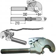 Oberlenker-Fanghaken Kat. 3, M36 x 3 mm           