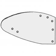 Streichblech-Hinterteil p. f. Rabe HRP-236 O, rechts           