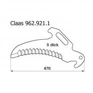 Ladewagenmesser p. f. Claas 960 321.1