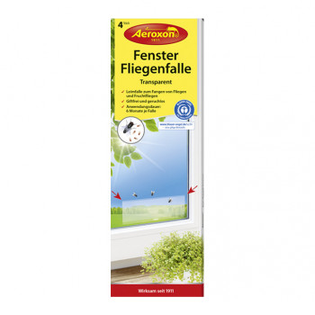 Fenster-Fliegenfalle transparent