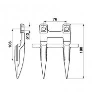 Mähfinger / Anfangsfinger p. f. New Holland           